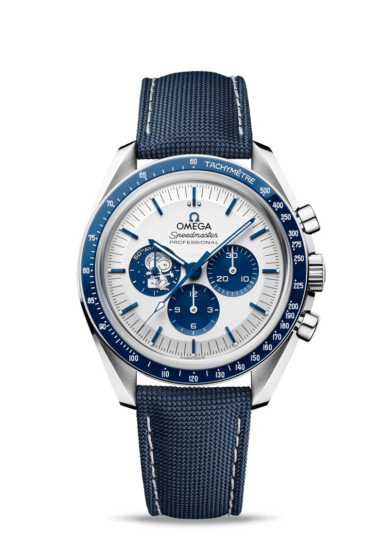 2026 Omega Speedmaster 'Silver Snoopy Award' 50th Anniversary Co-Axial Master Chronometer Chronograph 42mm 310.32.42.50.02.001