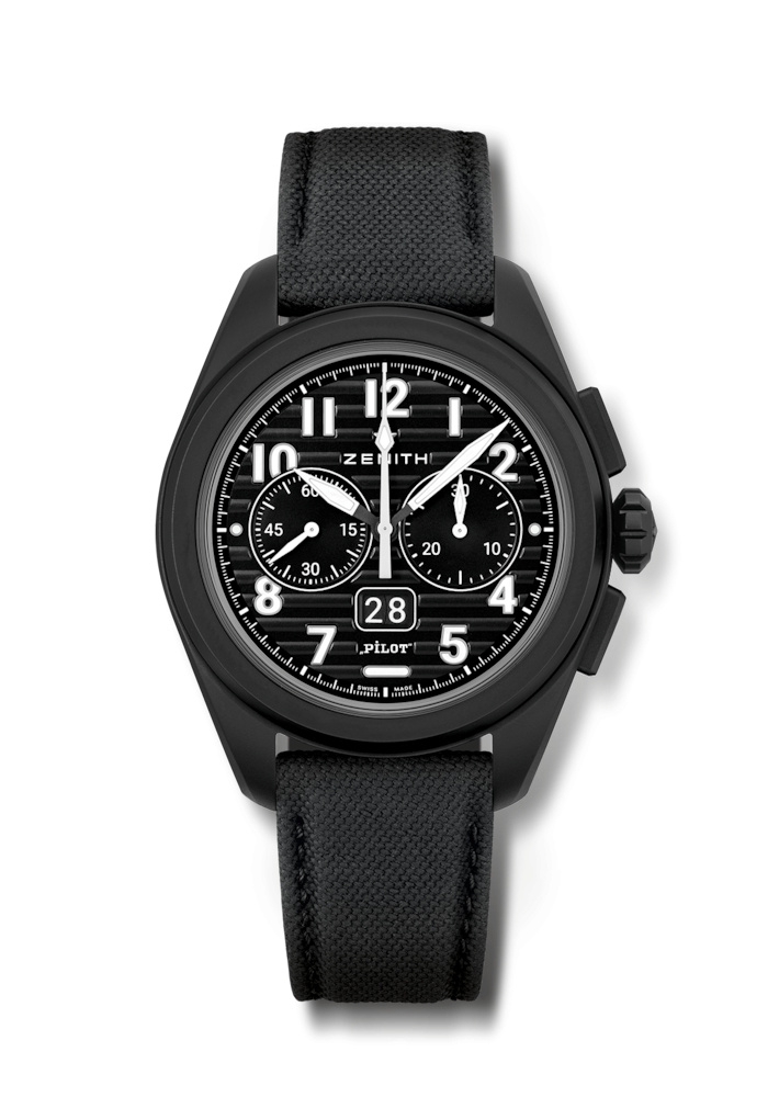 2024 Zenith Pilot Big Date Flyback 42.5 Black Ceramic 49.4000.3652