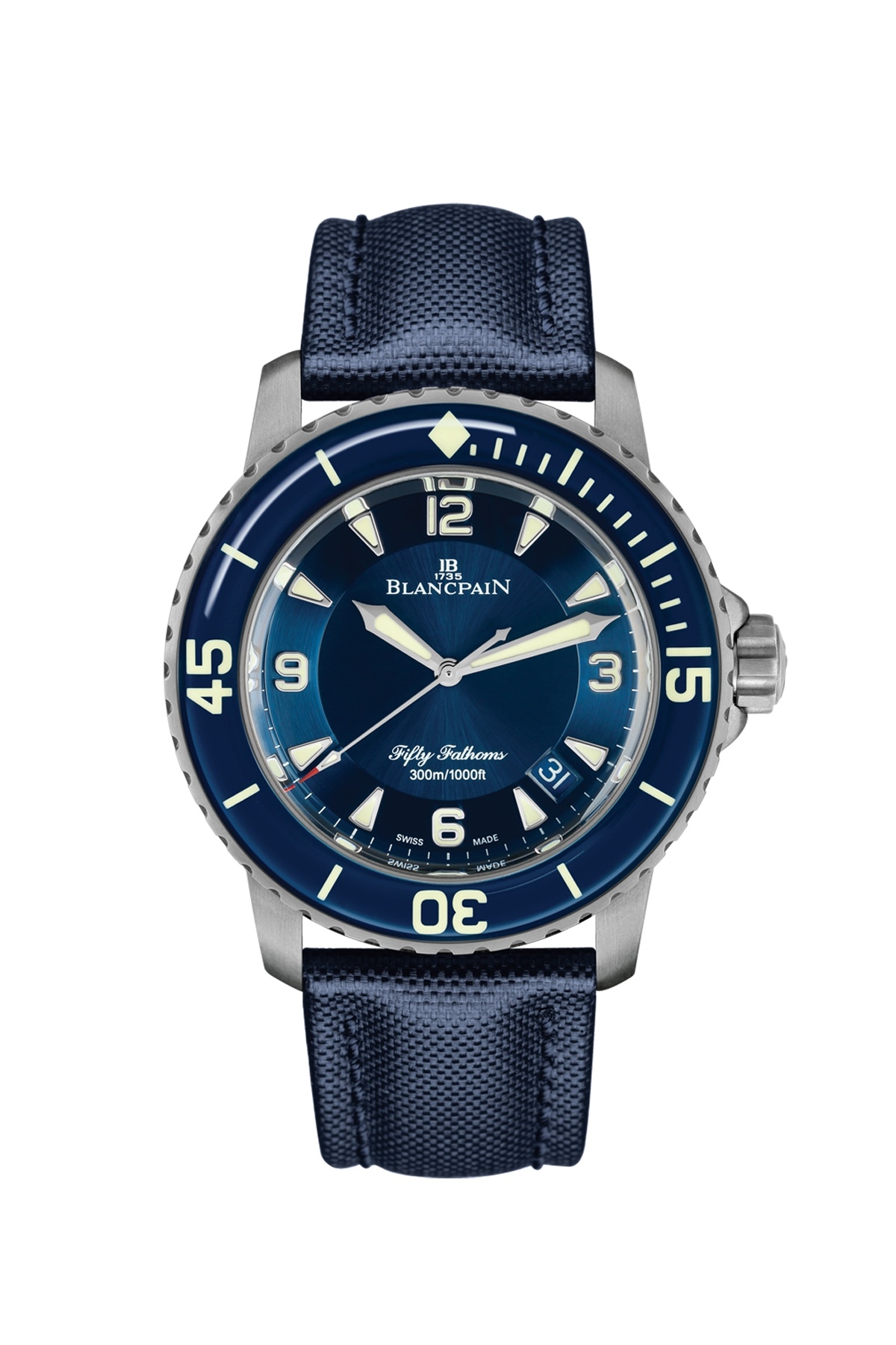 2026 Blancpain Fifty Fathoms Automatique 45 Titanium 5015-12B40-O52A